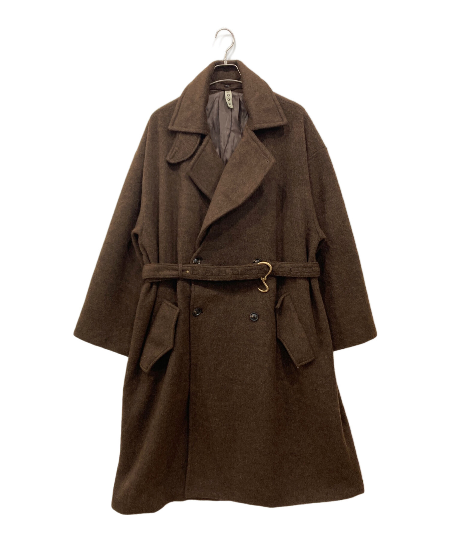 中古・古着通販】KOOI (コーイ) 2WAYウールトレンチコート ブラウン