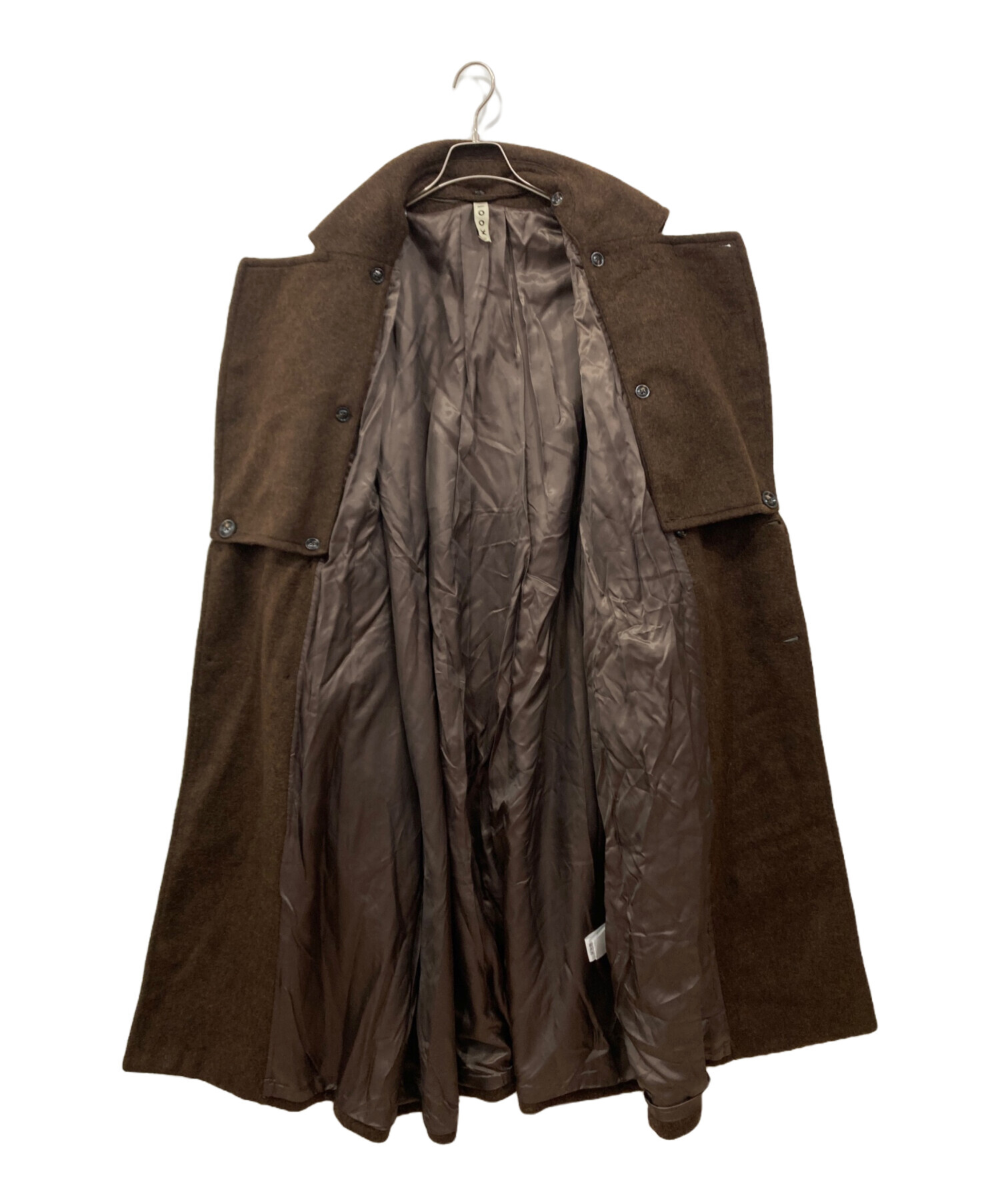 中古・古着通販】KOOI (コーイ) 2WAYウールトレンチコート ブラウン
