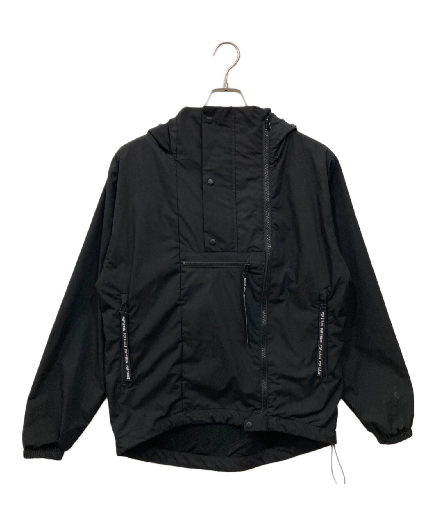 中古・古着通販】POP VIRUS (ポップ・ウイルス) アノラックパーカー