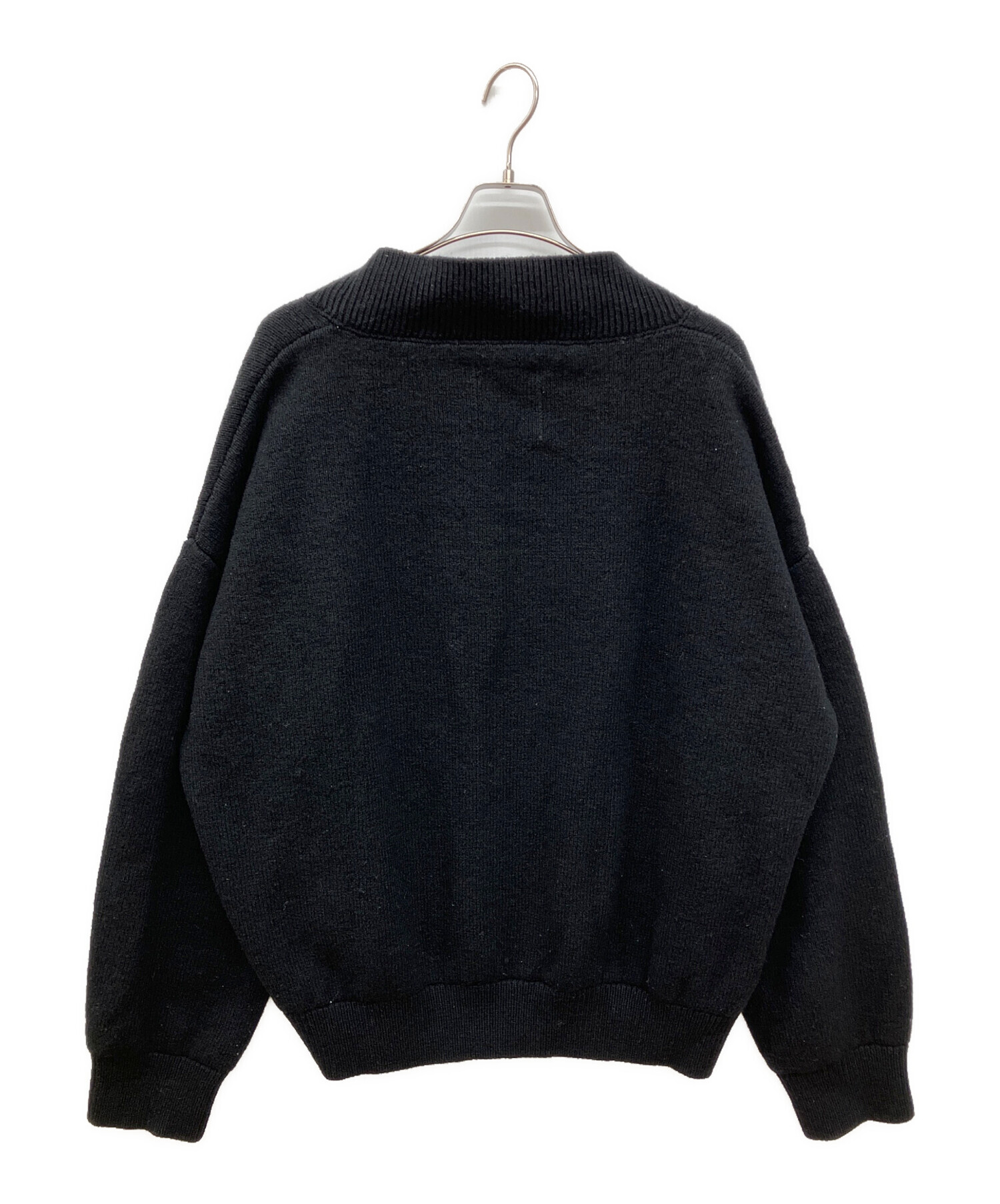 中古・古着通販】UNUSED (アンユーズド) v-neck knit LAMPO ZIPPER V