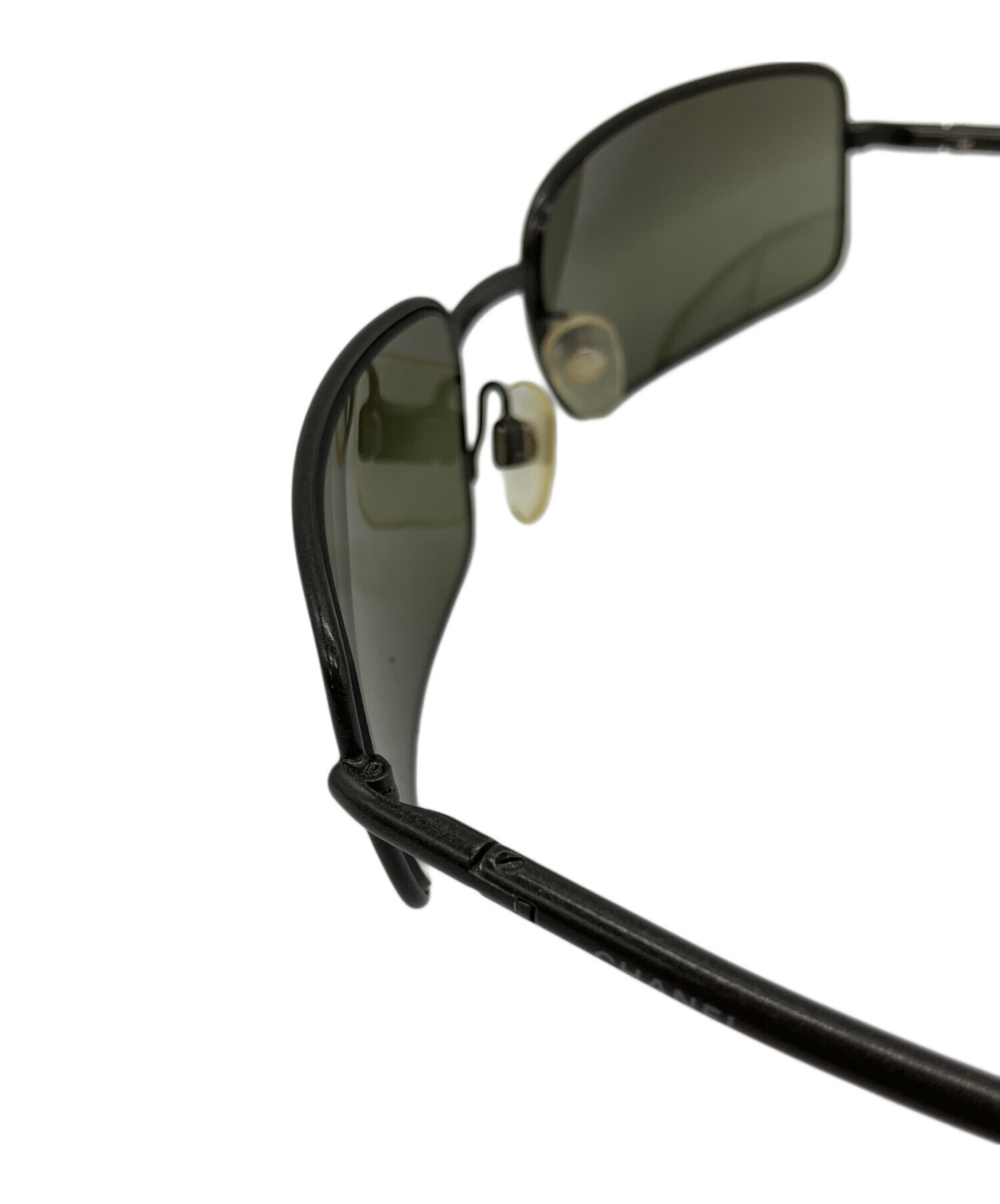 中古・古着通販】PRADA (プラダ) スクエアレンズサングラス ブラック