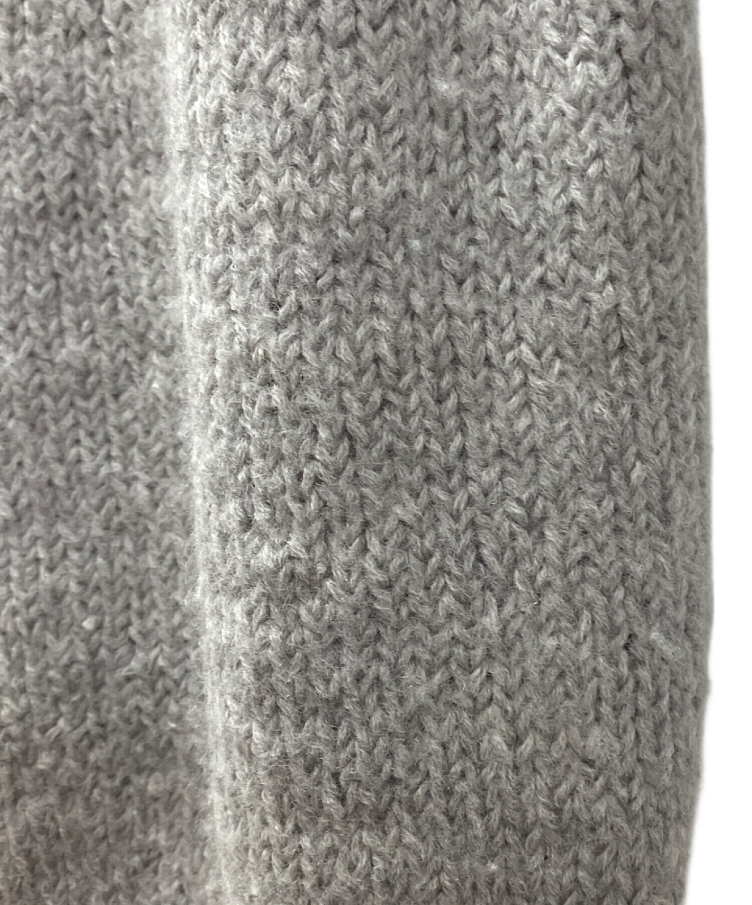 中古・古着通販】GUCCI (グッチ) GG刺繍ロゴニット グレー サイズ:S