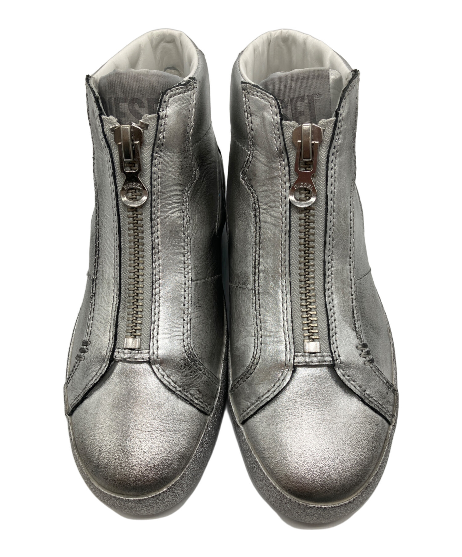 中古・古着通販】DIESEL (ディーゼル) S-LEROJI ZIP MID シルバー
