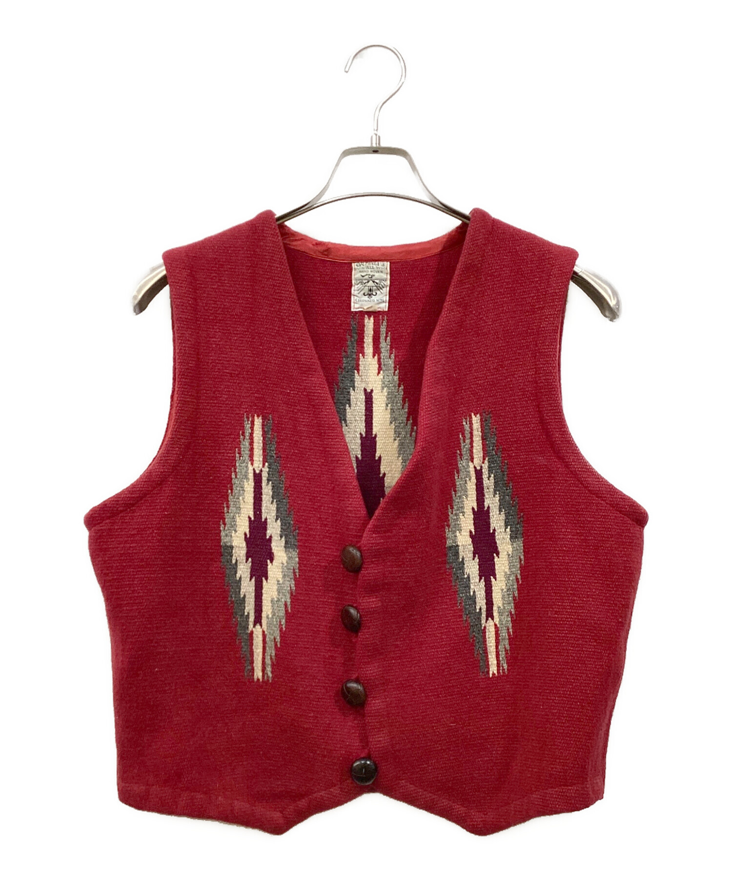 中古・古着通販】ORTEGA's (オルテガ) チマヨベスト レッド サイズ:40