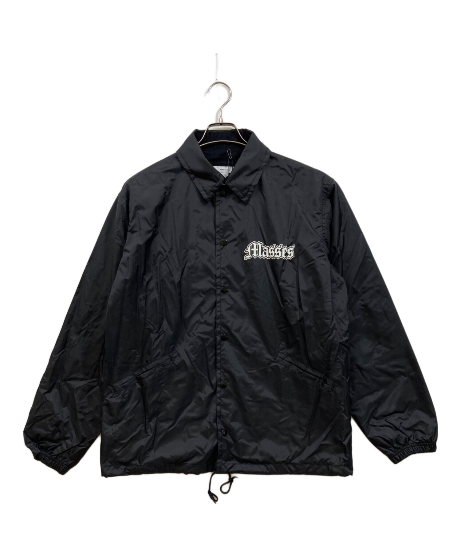 中古・古着通販】MASSES (マシス) NYLON JKT CROW ブラック サイズ:M