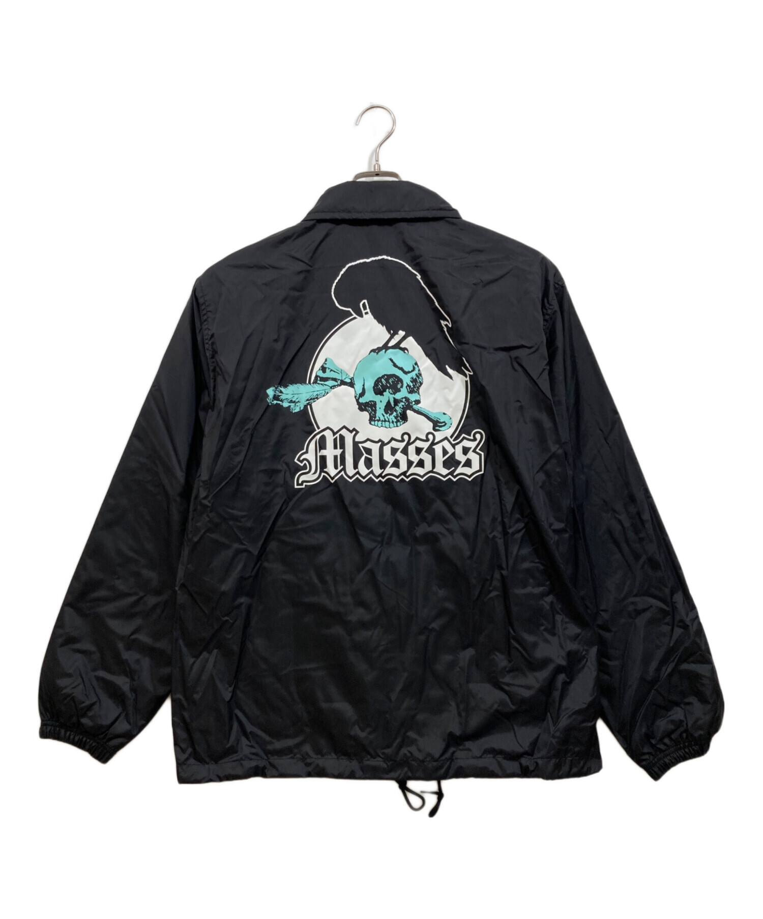 中古・古着通販】MASSES (マシス) NYLON JKT CROW ブラック サイズ:M