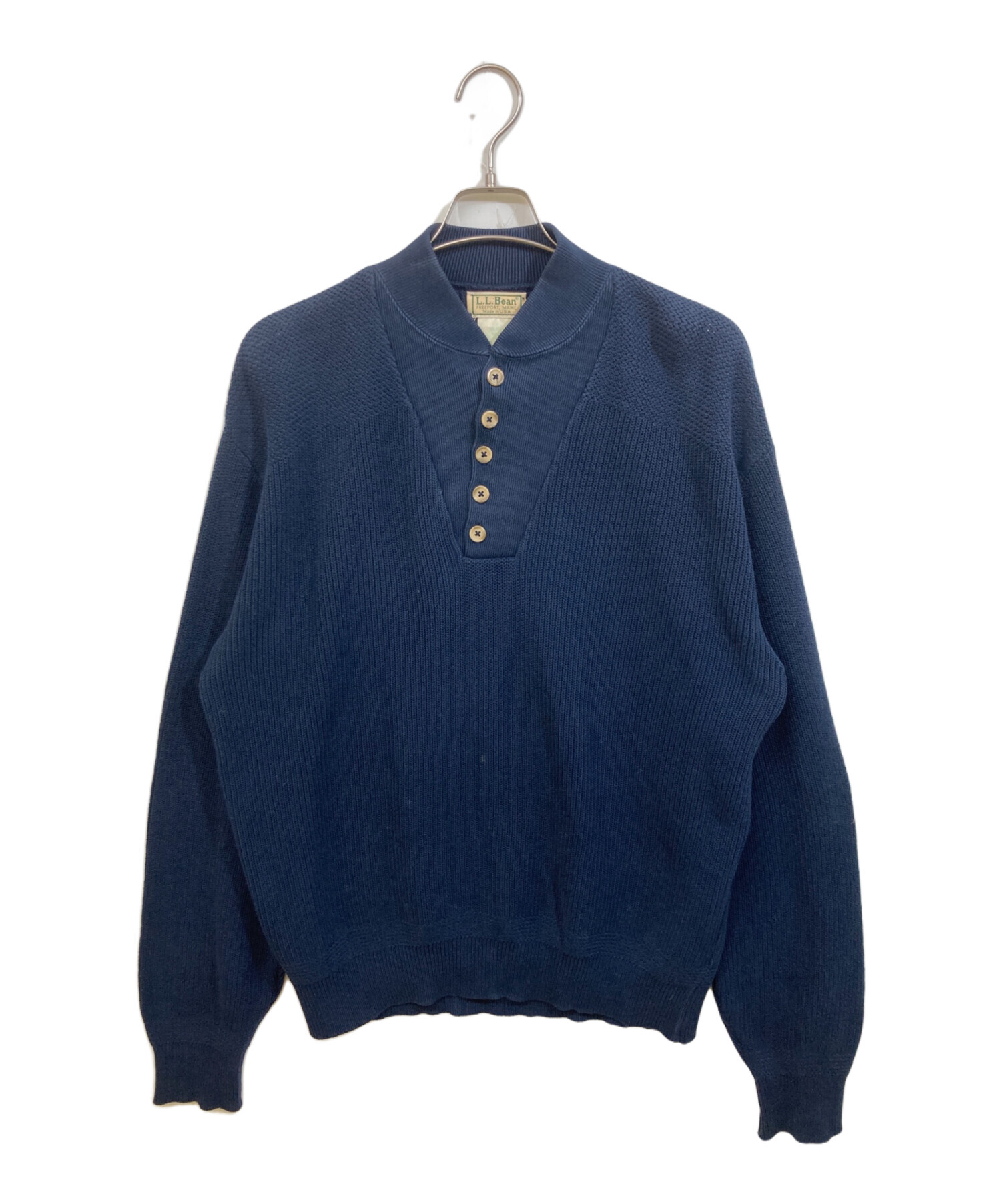中古・古着通販】L.L.Bean (エルエルビーン) ヘンリーネックニット