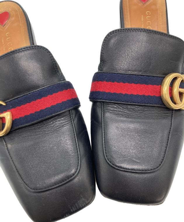 中古・古着通販】GUCCI (グッチ) プリンスタウン ブラック サイズ:38