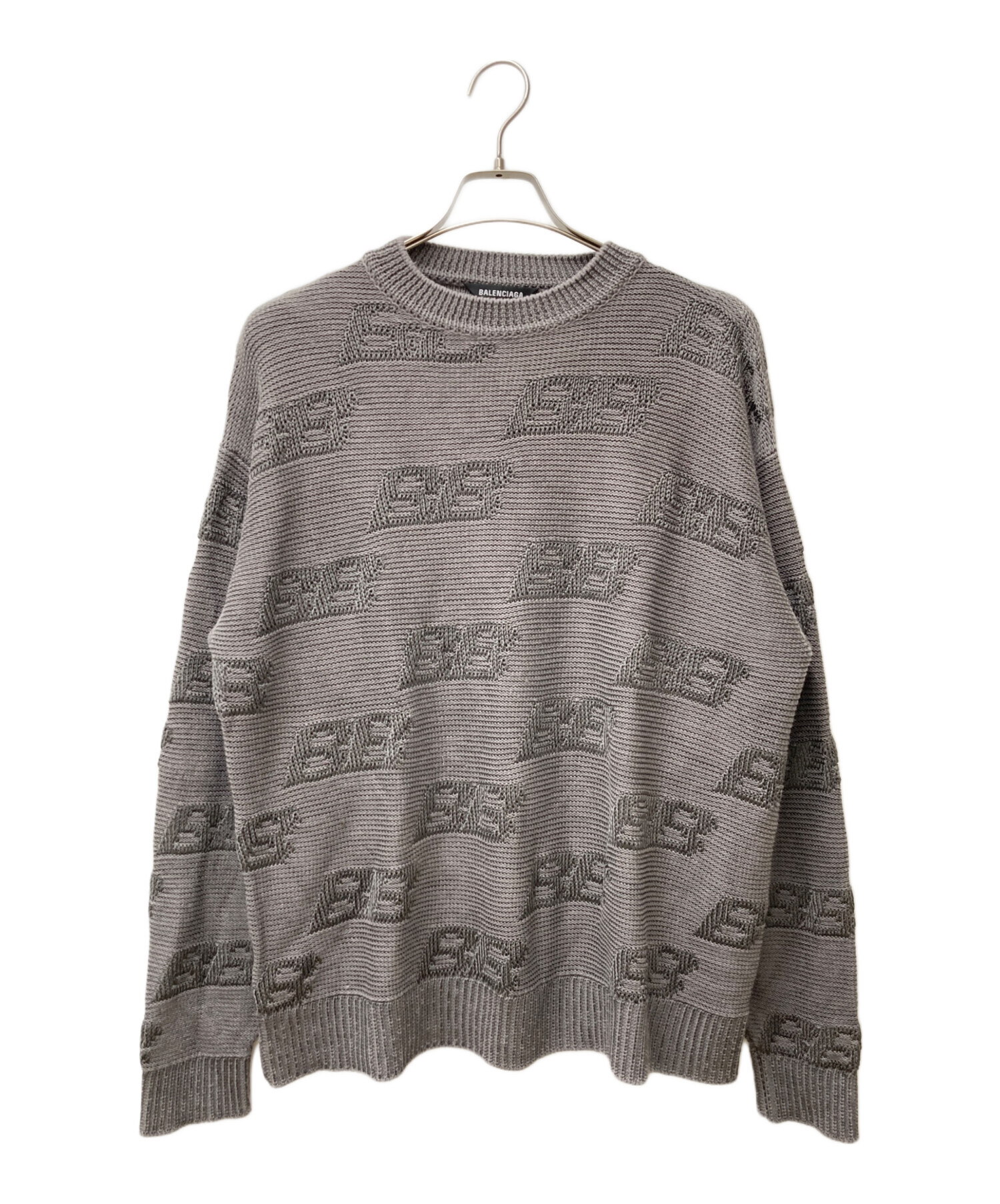 中古・古着通販】BALENCIAGA (バレンシアガ) BBロゴニットセーター