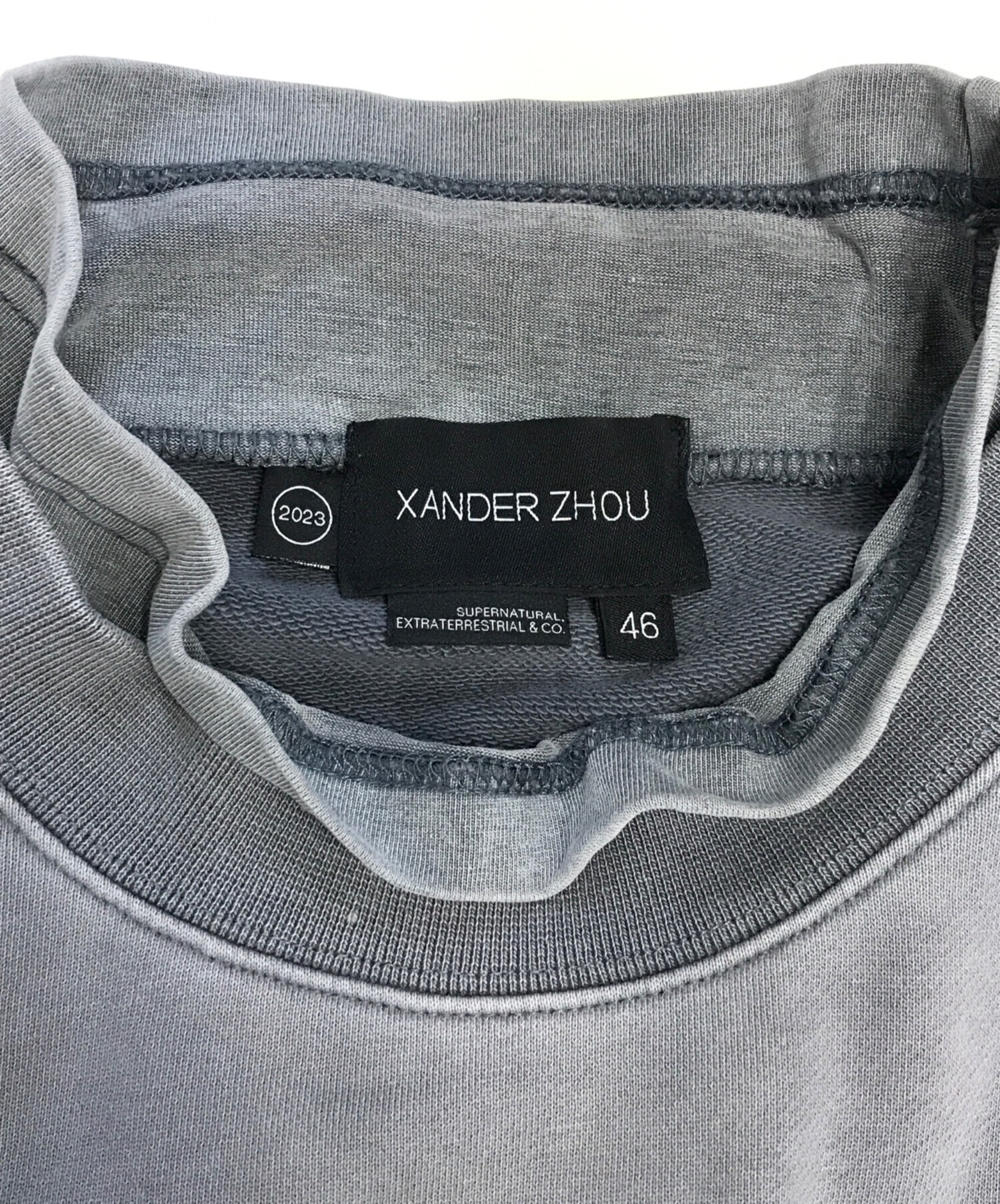 中古・古着通販】XANDER ZHOU (ザンダーゾウ) レイヤードスウェット