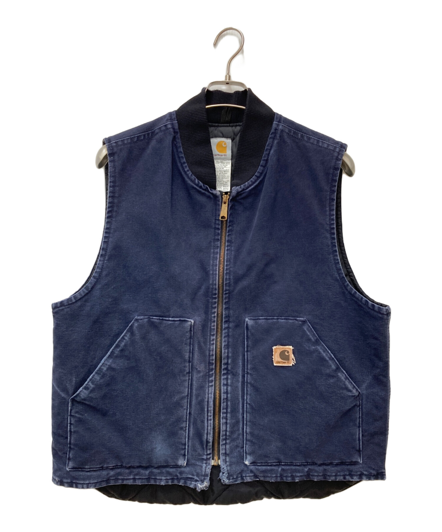 中古・古着通販】CarHartt (カーハート) ダックベスト ネイビー サイズ