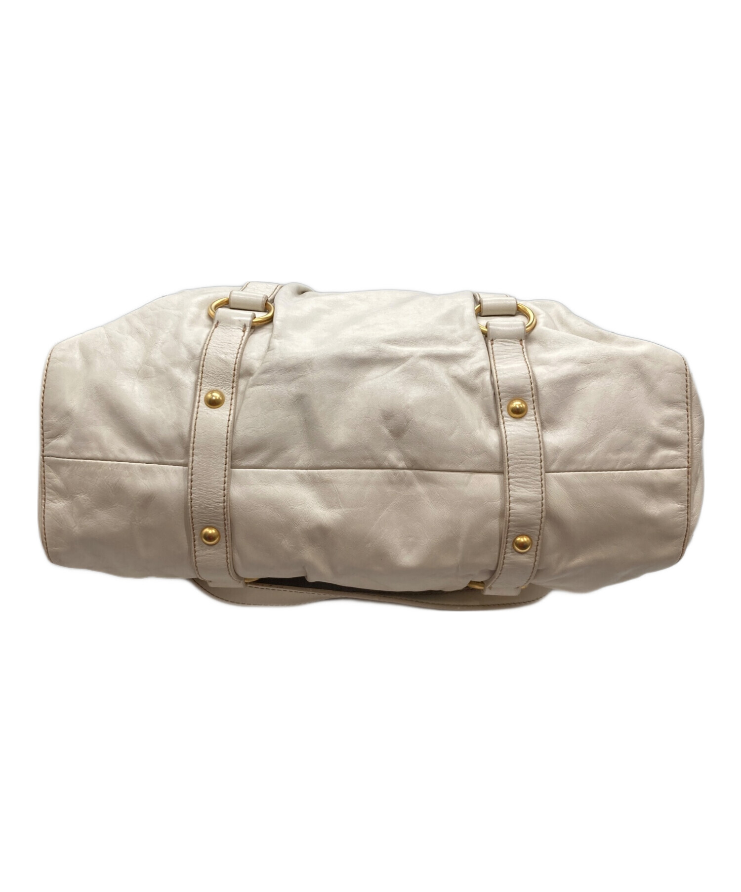 中古・古着通販】MIU MIU (ミュウミュウ) VITELLO LUX 2WAYレザー