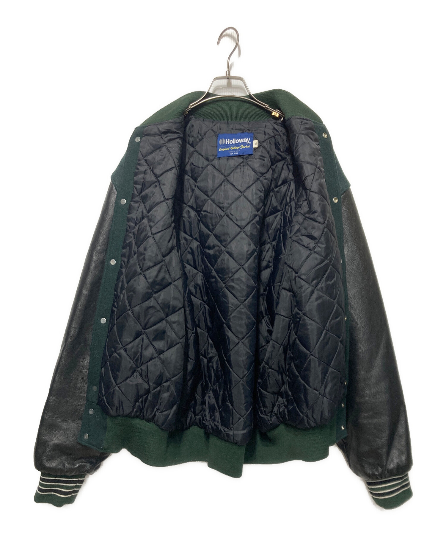 中古・古着通販】Holloway (ホロウェイ) スタジャン グリーン サイズ