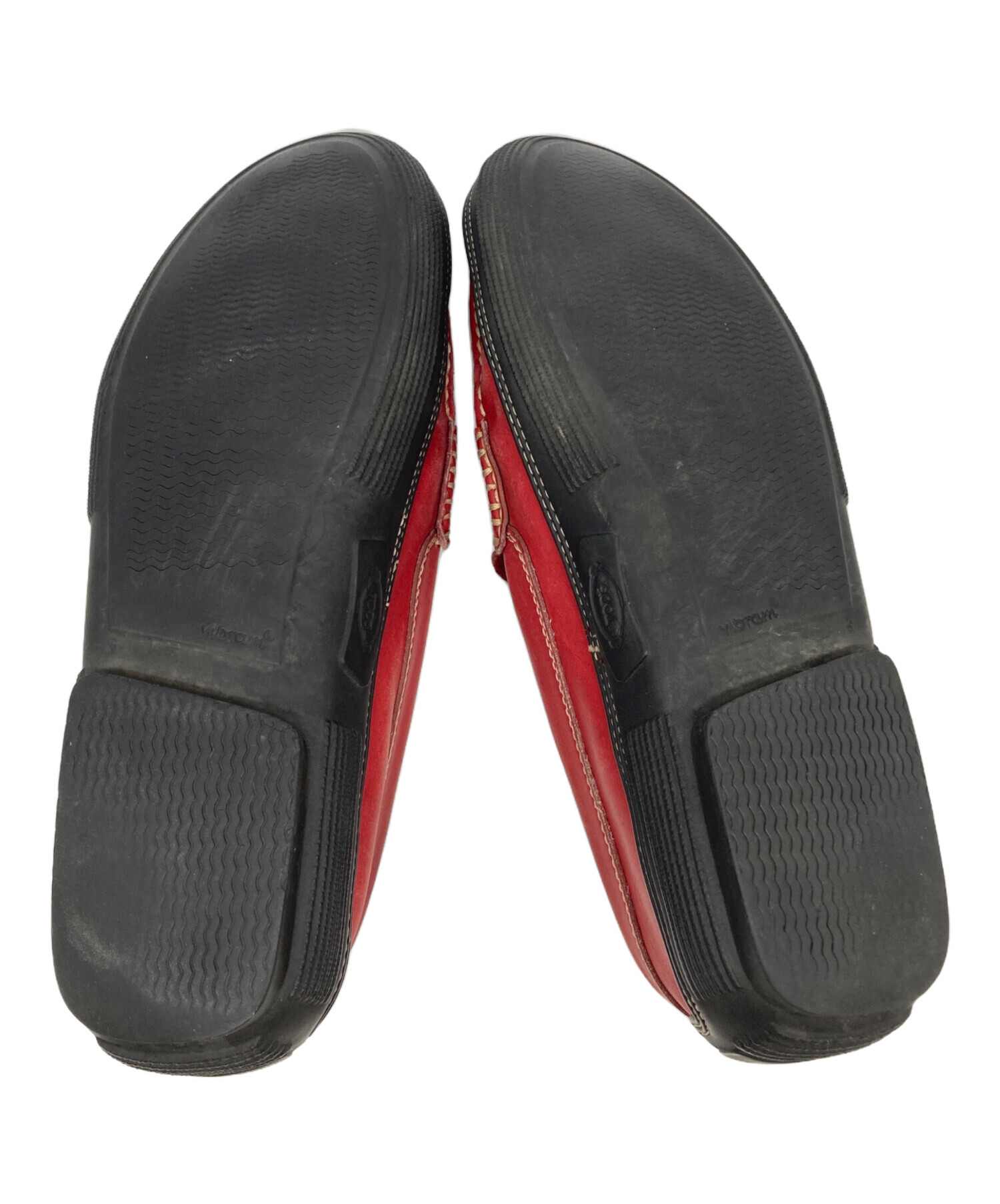 中古・古着通販】TOD'S (トッズ) ドライビングシューズ レッド サイズ