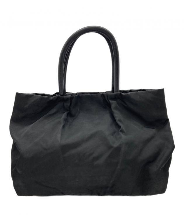 中古・古着通販】PRADA (プラダ) リボンナイロントートバッグ ブラック