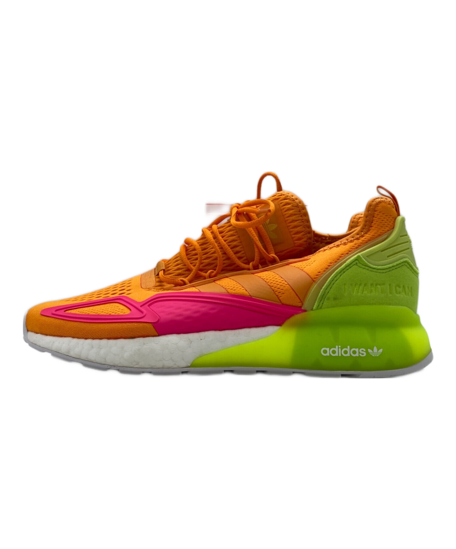 中古・古着通販】adidas ZX 2K BOOST “White/Bright Orange/Semi Solar
