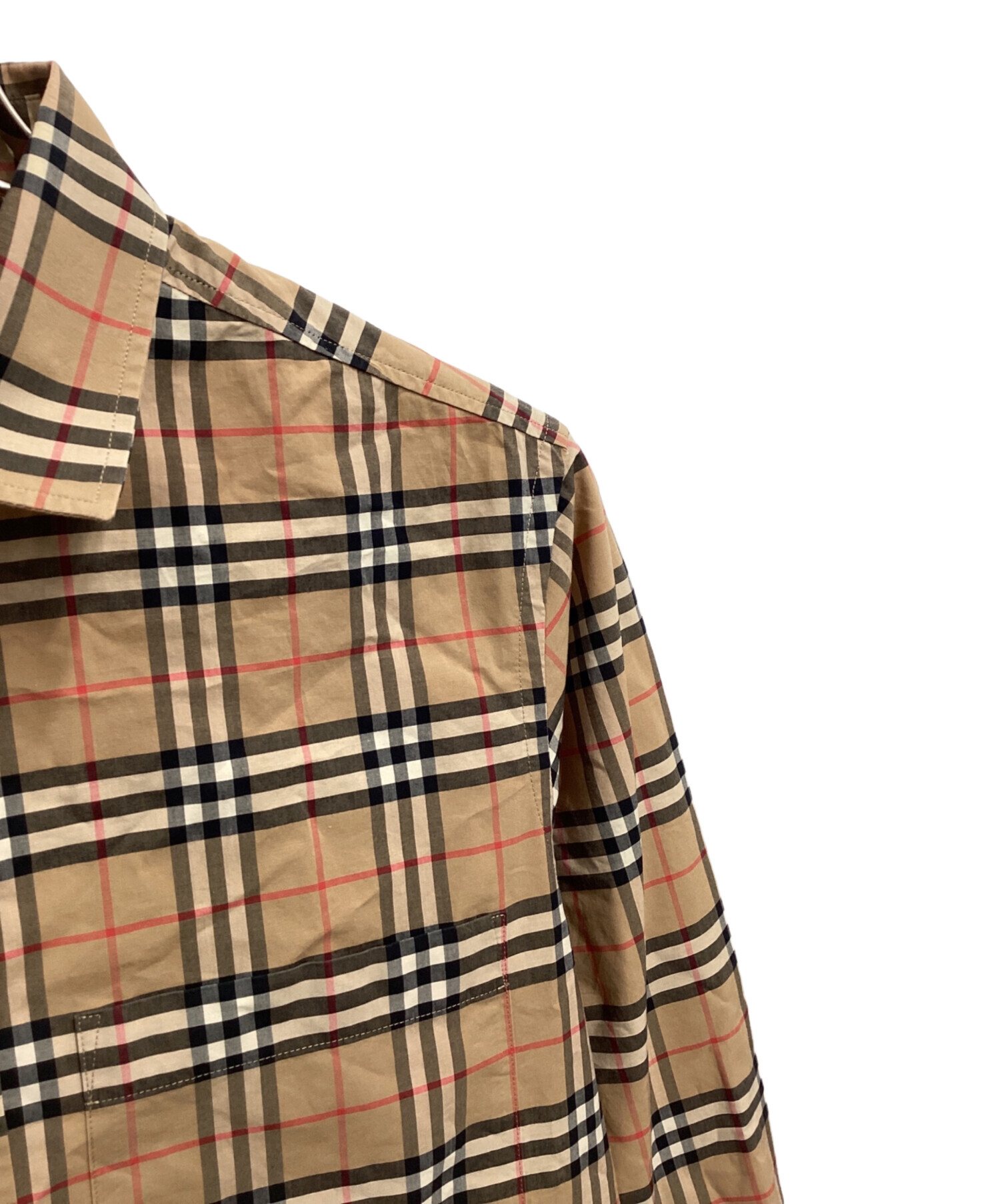 中古・古着通販】BURBERRY (バーバリー) ノバチェックシャツ ベージュ
