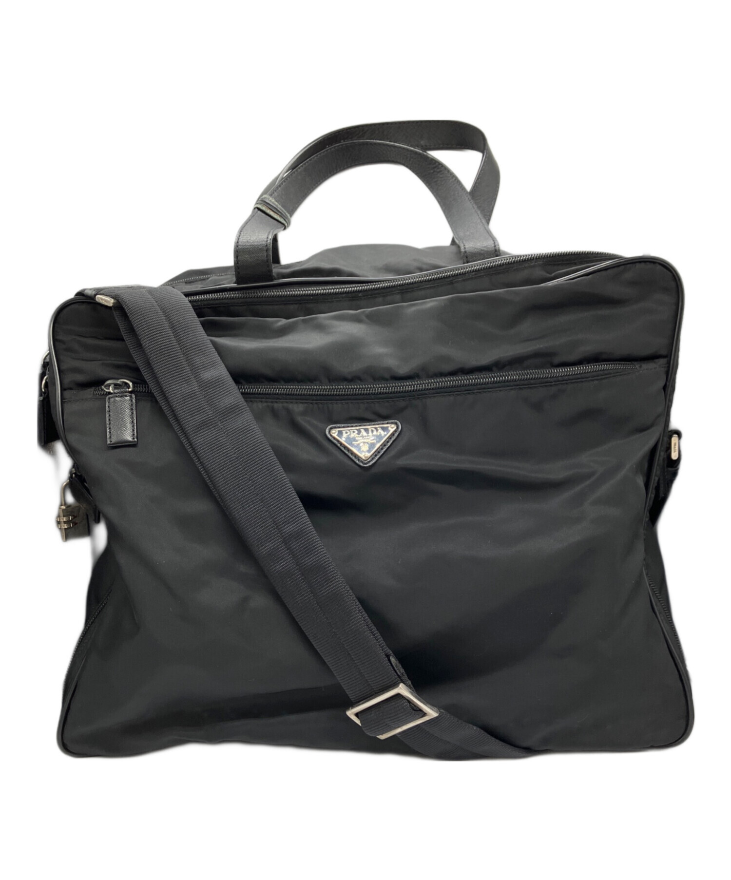 中古・古着通販】PRADA (プラダ) ビジネスバッグ ブラック｜ブランド
