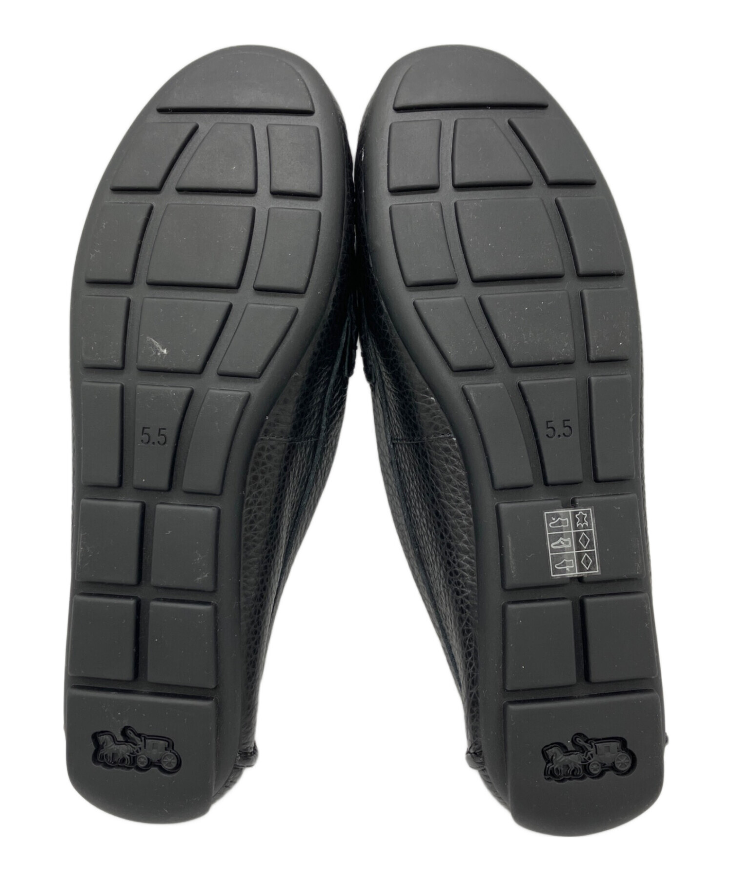 中古・古着通販】COACH (コーチ) メイビス ビットローファー ブラック