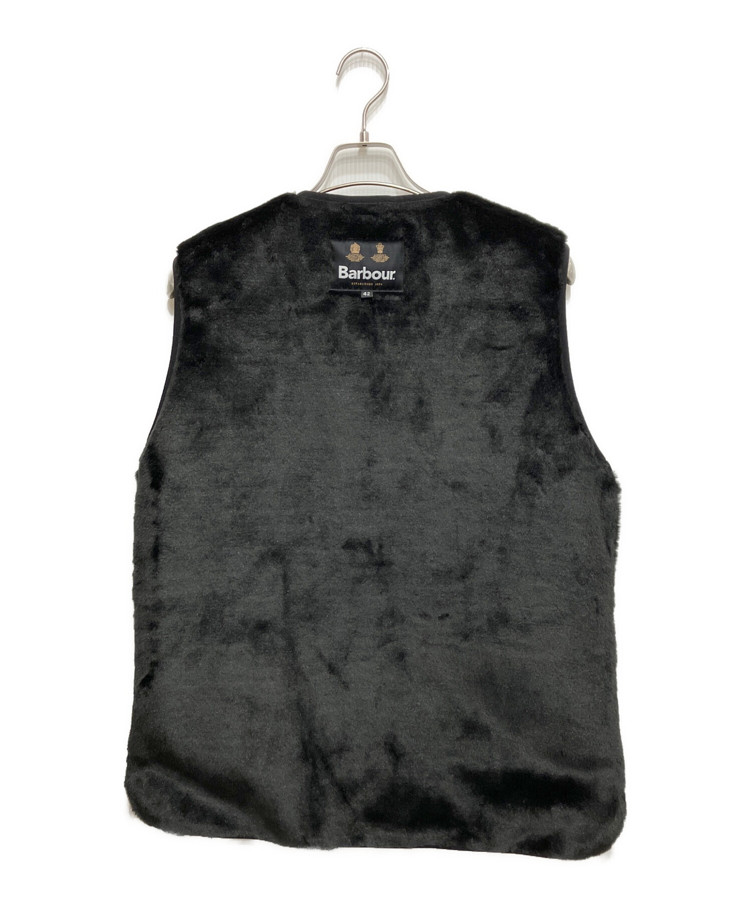 中古・古着通販】Barbour (バブアー) ファーライナーベスト ブラック