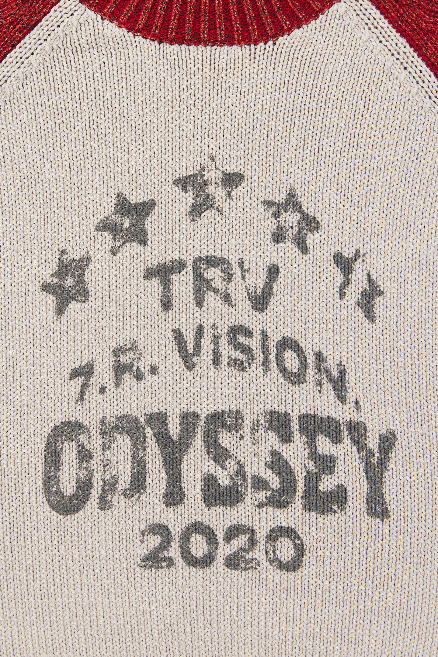 Raglan Knit Sweater Red – Trendt Vision