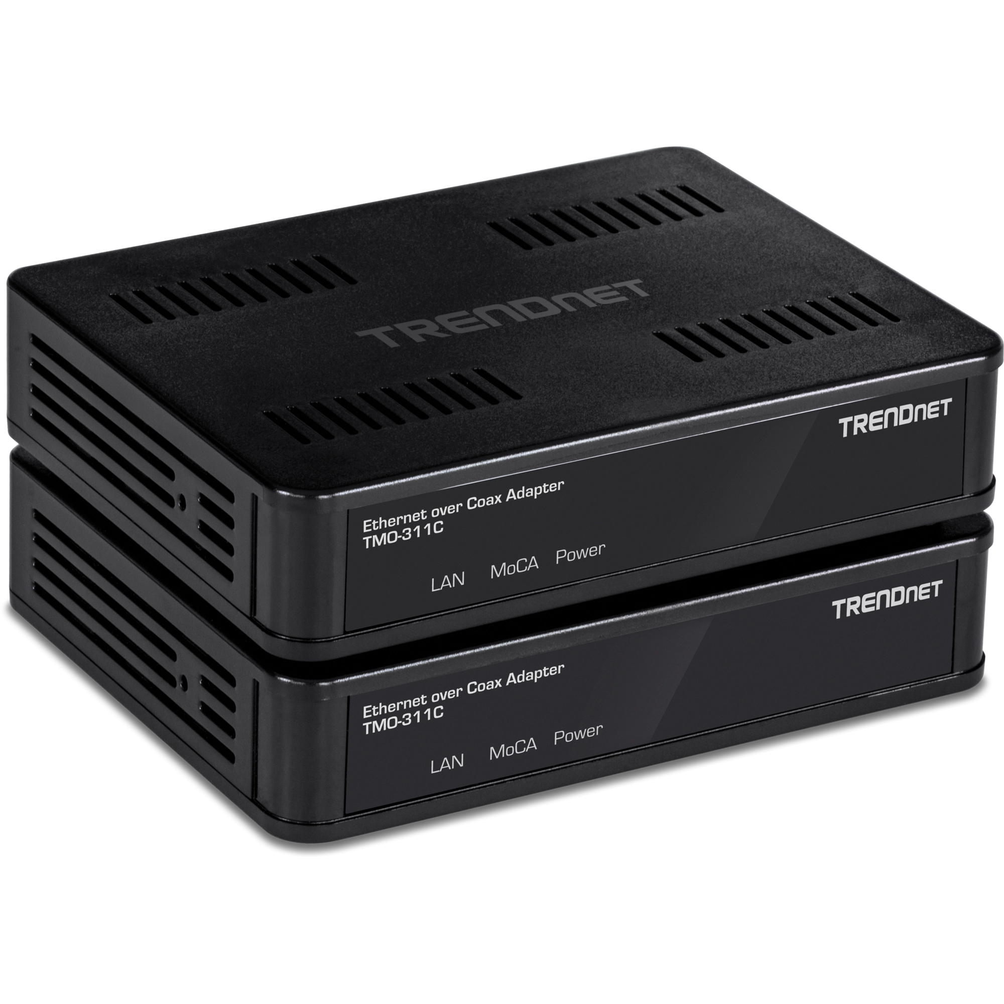 Ethernet Over Coax Adapter (2-Pack) | TRENDnet - TRENDnet TMO-311C2K