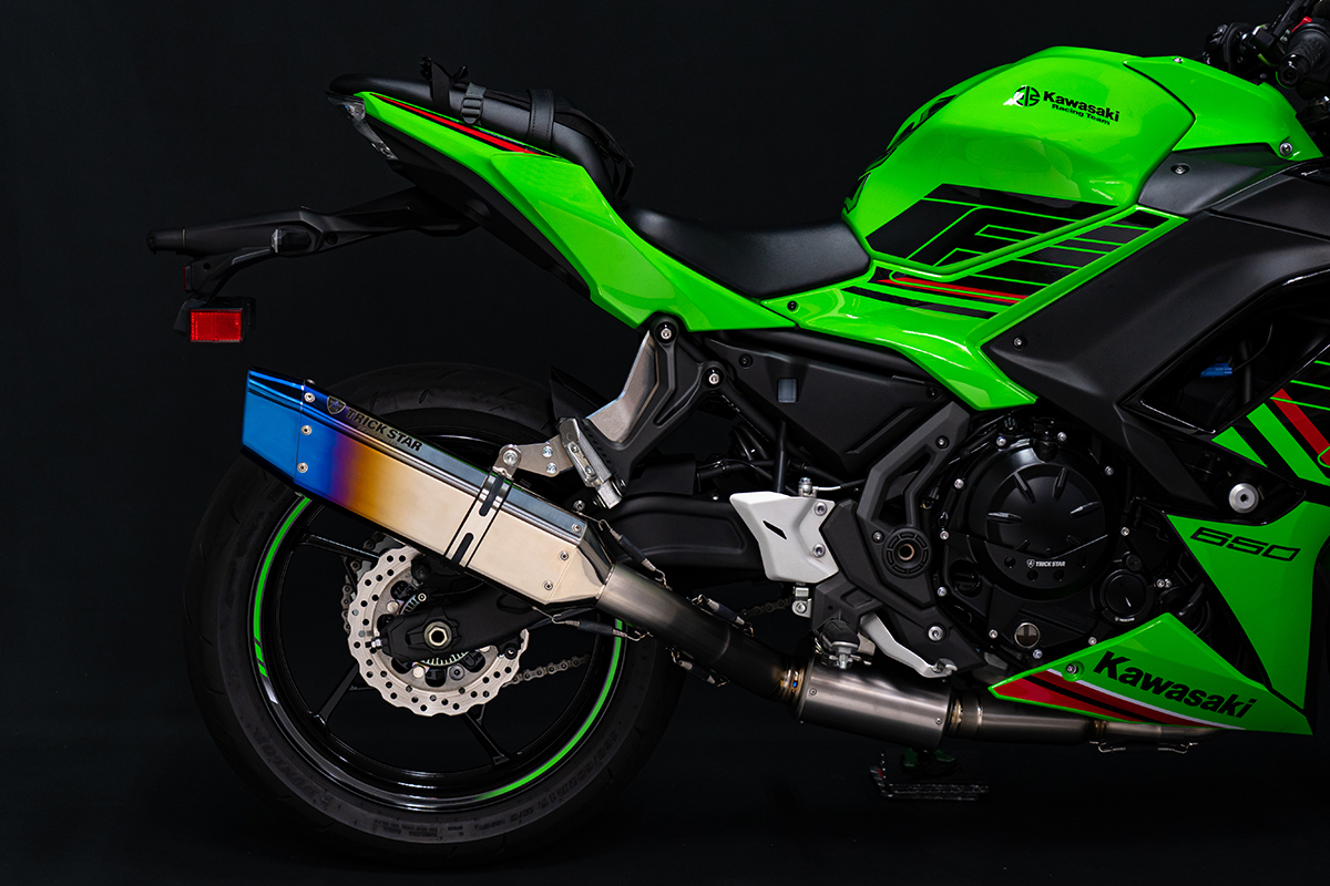 新製品情報】Ninja650（23-24） 政府認証フルエキゾーストマフラー