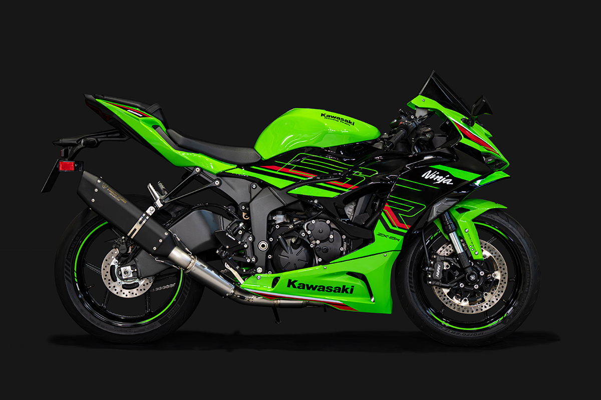 新製品情報】ZX-6R(24-)政府認証フルエキゾーストマフラーIKAZUCHI