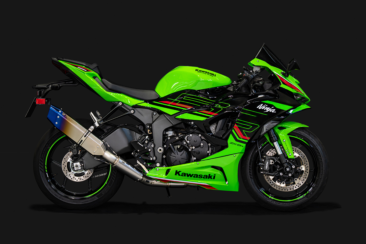 新製品情報】ZX-6R(24-)政府認証フルエキゾーストマフラーIKAZUCHI