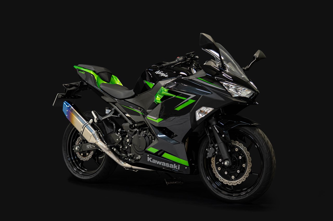 トリックスター / Ninja400 (23-24) 政府認証フルエキゾーストマフラー