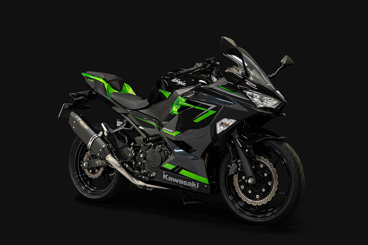 トリックスター / Ninja400 (23-24) 政府認証フルエキゾーストマフラー