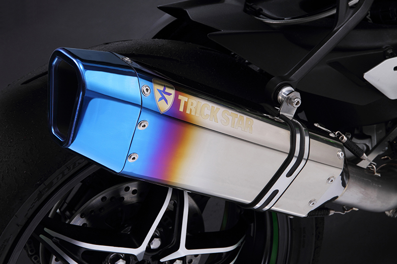 トリックスター / ZX-6R(13-17) 政府認証スリップオンマフラーIKAZUCHI