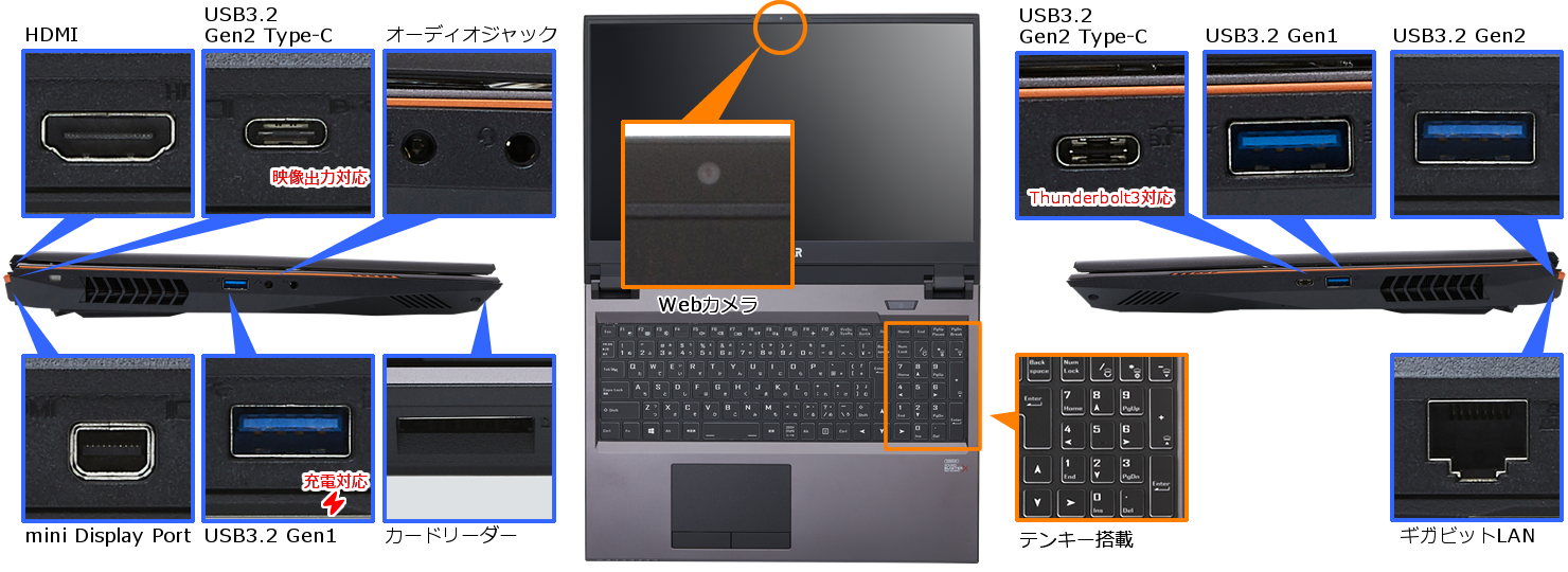 N1589J-710/T - BTOノートパソコン eX.computer