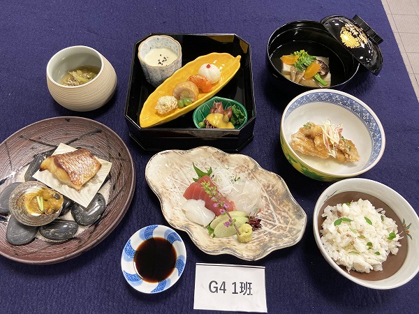 私たちのオリジナル会席料理をつくります！」日本料理だけを学ぶ辻調