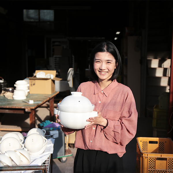 華月さんのINAHO(白)土鍋 | 美味しいお米の通販サイト【ツナギ】