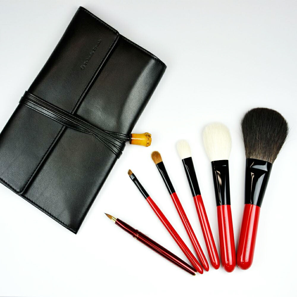 竹田ブラシ 基本ブラシセット オーソドックスSP6 (6本セット、合皮