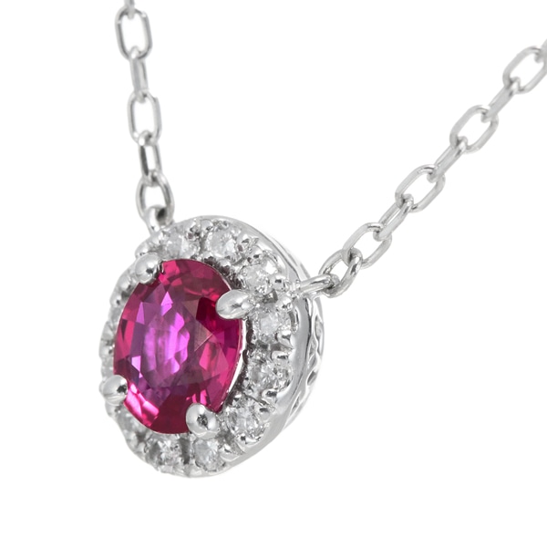 プラチナ鑑別書付ルビーネックレス(LPN148)|TSUTSUMI（ジュエリー