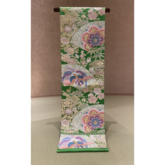 錦繍袋帯 貝桶に浮かぶ扇面 優雅なきもの つゞれ屋｜日本橋・銀座の