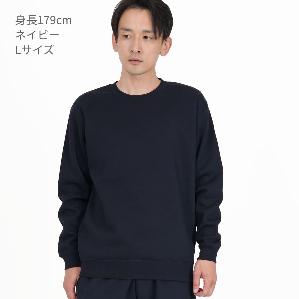 NOAH ALWAYS ブラック クルーネック スウェット Core Classic Crewneck