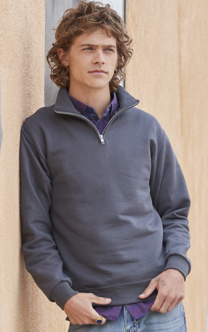 JERZEES 995MR Nublend® Cadet Collar Quarter-Zip Sweatshirt