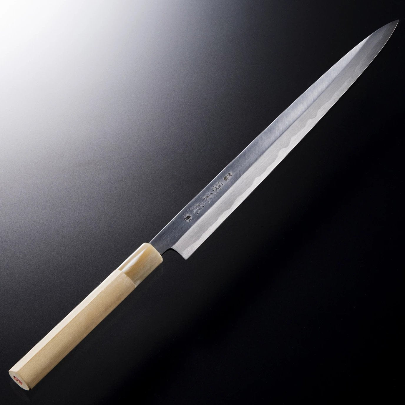 東源正虎？ フグ引き包丁 青鋼 天然砥石で本刃付け済み