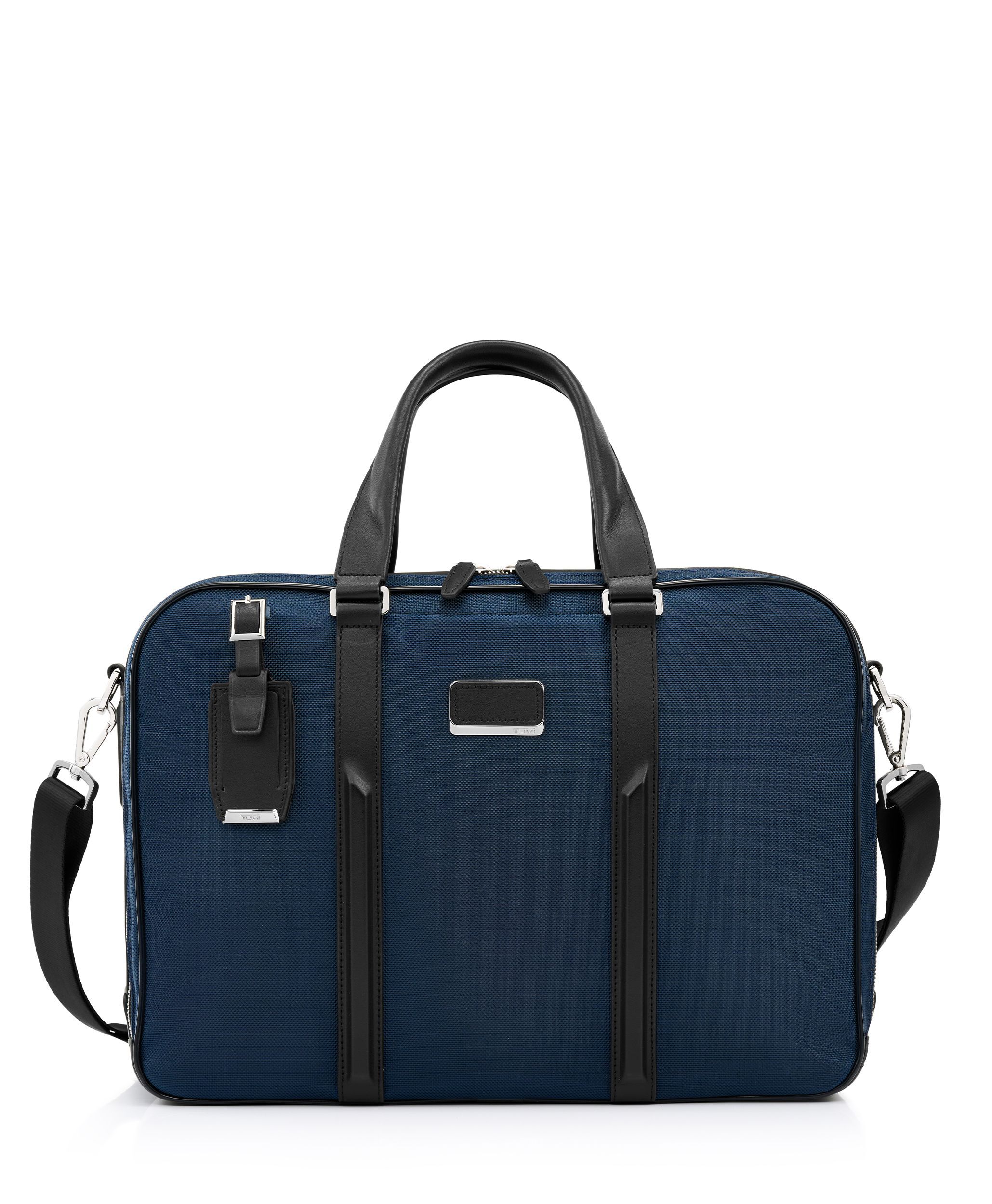 JARVIS デラックス・ラップトップ・ブリーフ ネイビー/ブラック｜TUMI
