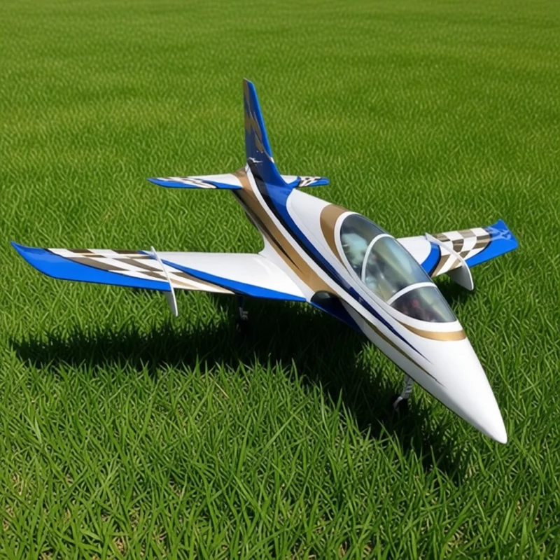 SebArt Mini Avanti S V2 90mm Jet 1,36m ARF (White/Blue) - TURBINES RC