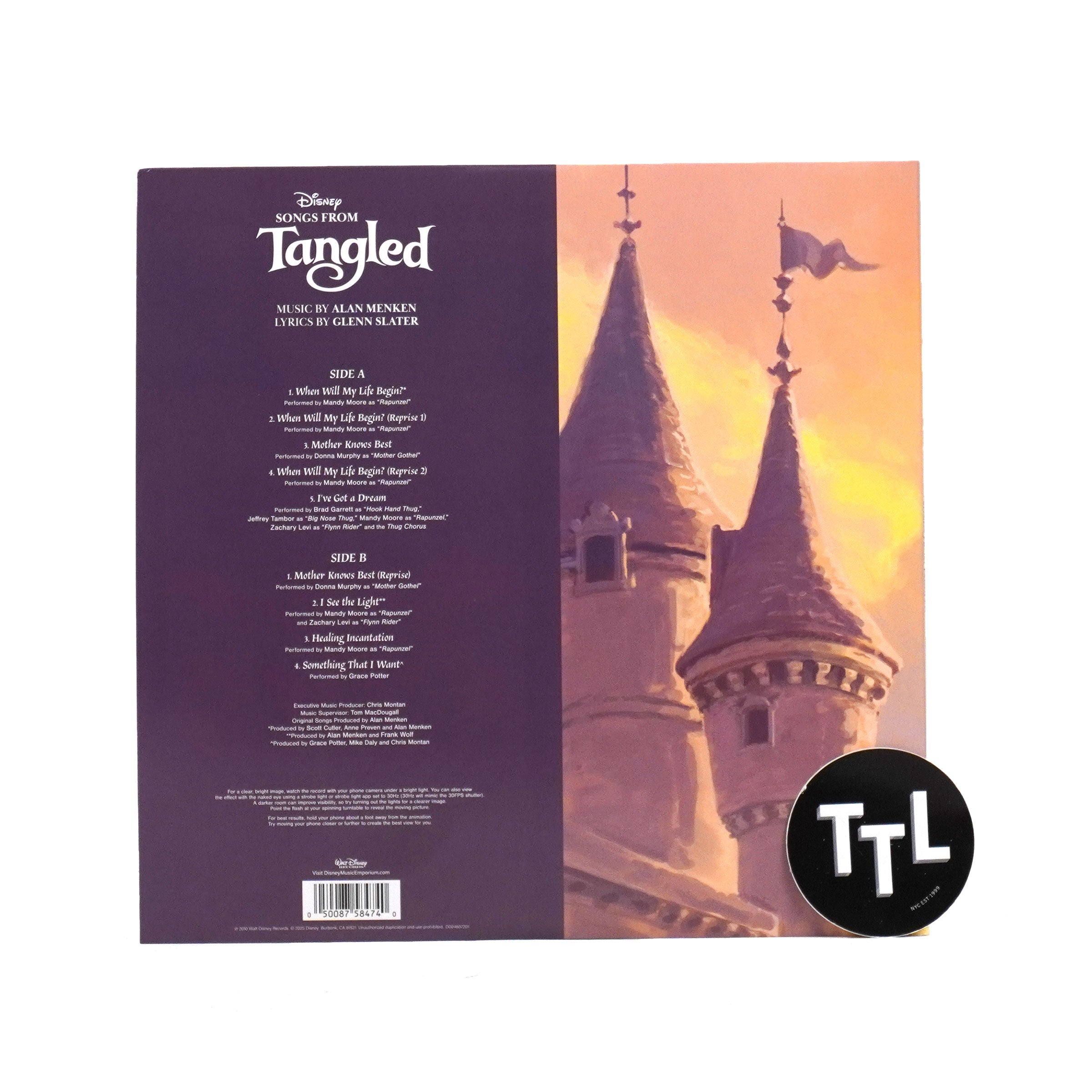 Tangled: Songs From Tangled (Zoetropic) Vinyl LP – TurntableLab.com