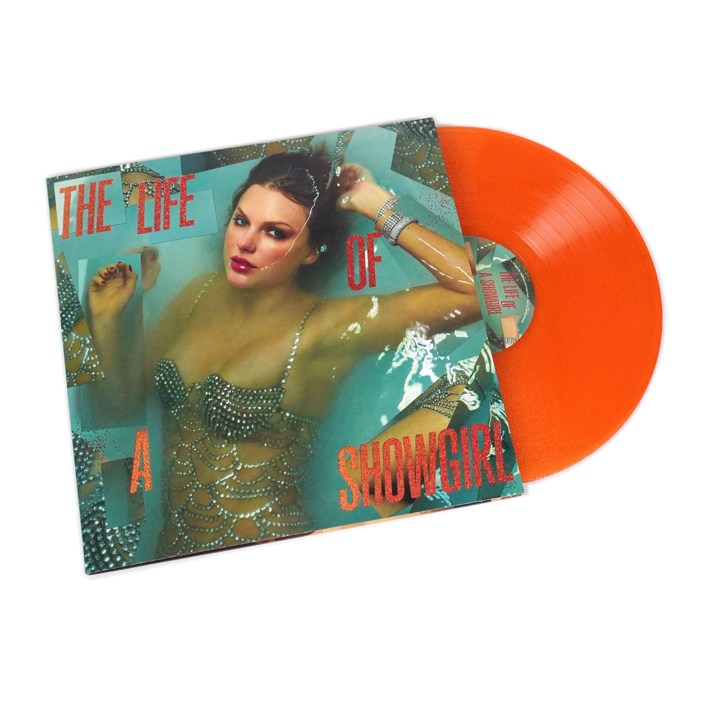 Taylor Swift: The Life Of A Showgirl (Orange Glitter Colored Vinyl