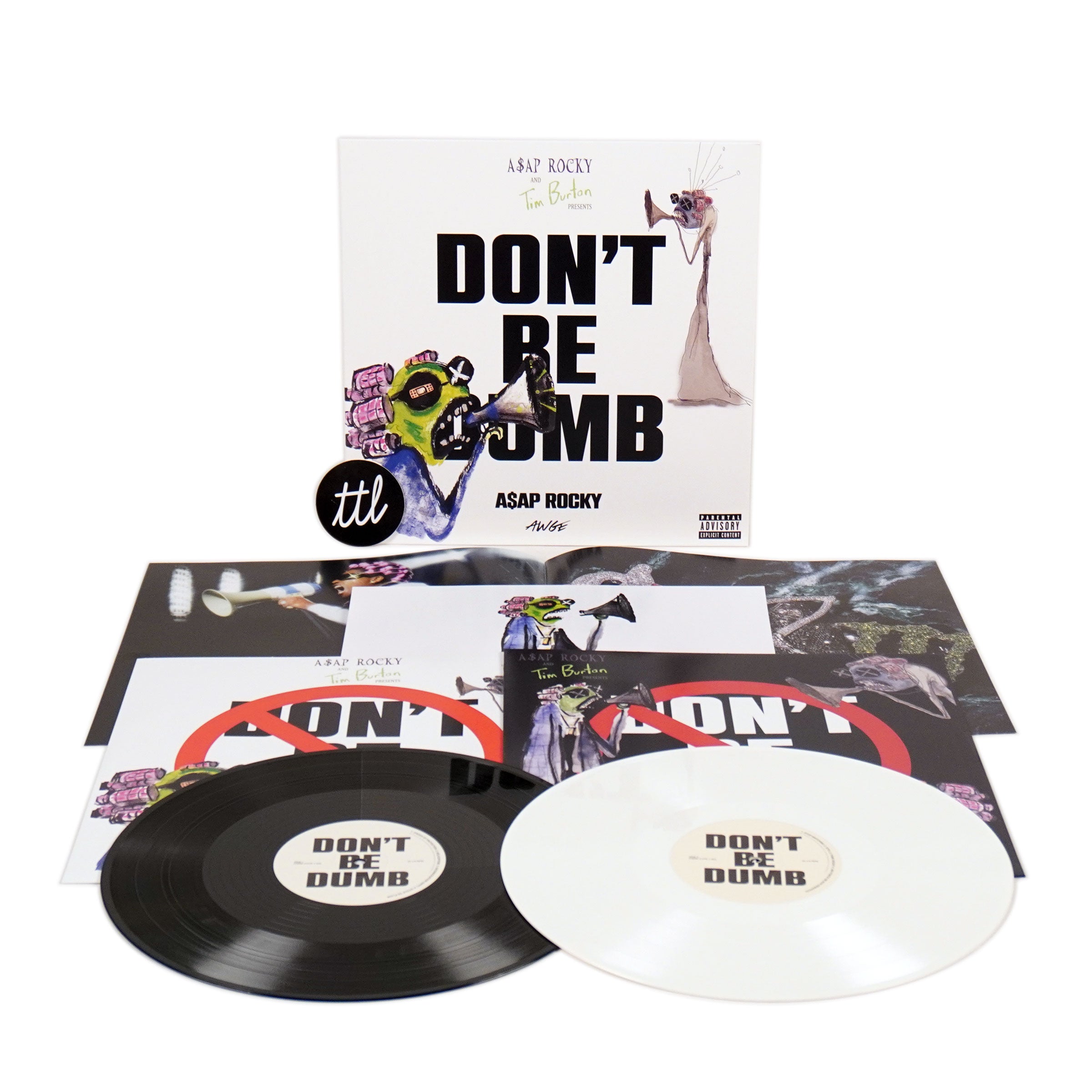 A$AP Rocky: Don't Be Dumb (Colored Vinyl) Vinyl 2LP – TurntableLab.com