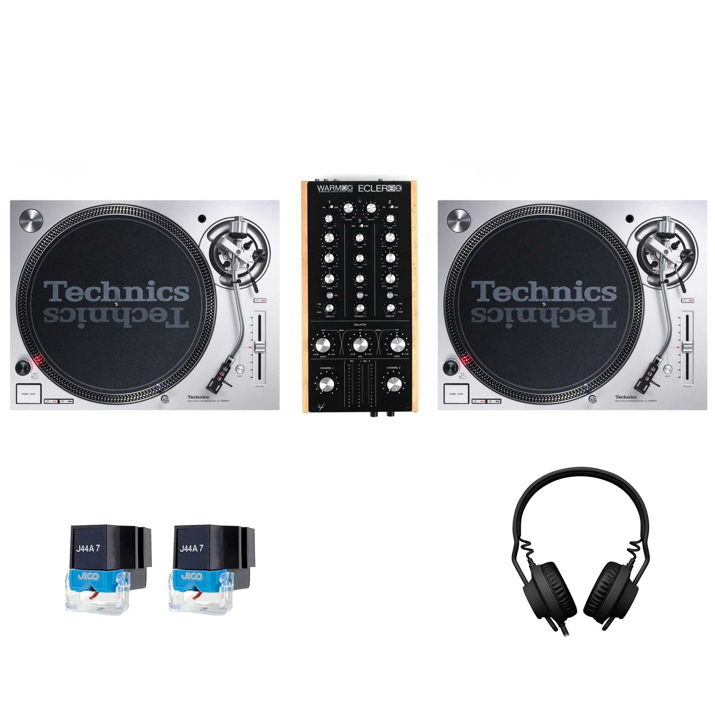 Technics: SL-1200MK7 / Ecler Warm2 / Complete DJ Package