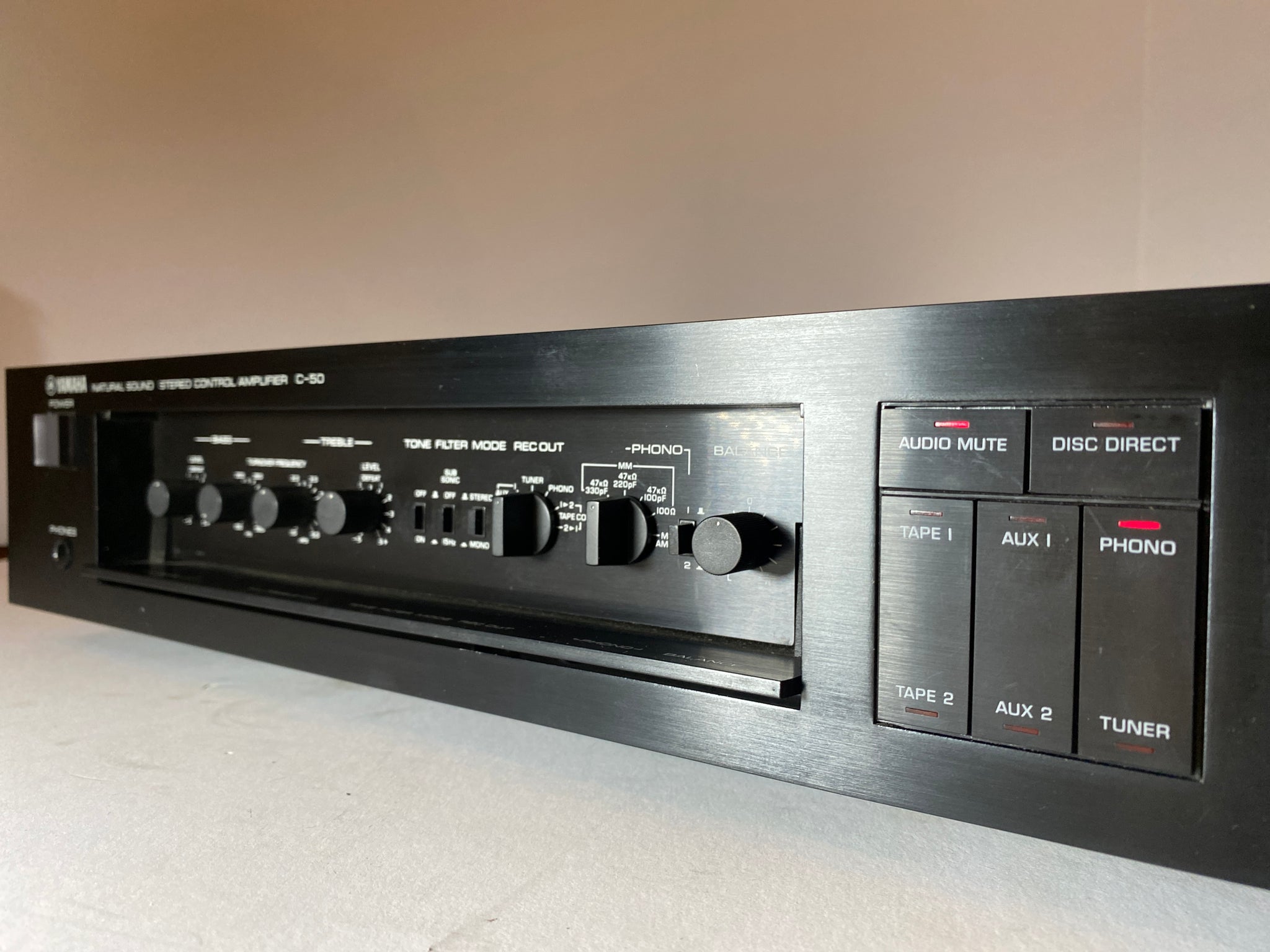 Yamaha C-50 Pre-amp – Turntable Treasures