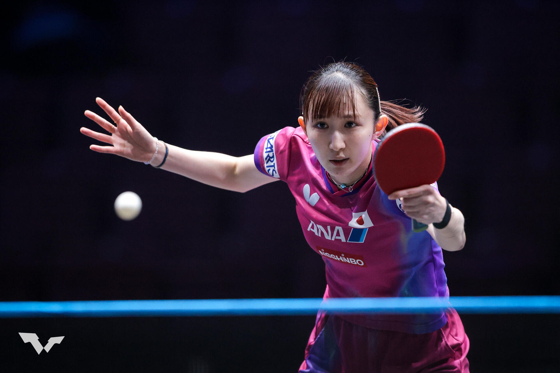 早田ひな 2024年ヨーロッパ女王のベテランにストレート勝ち！32強入り