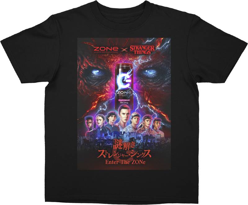 ストレンジャー・シングス 未知の世界」とエナジードリンク「ZONe」が
